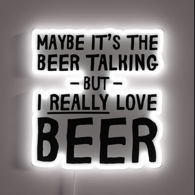 Add some humor to your bar with this quirky sign.