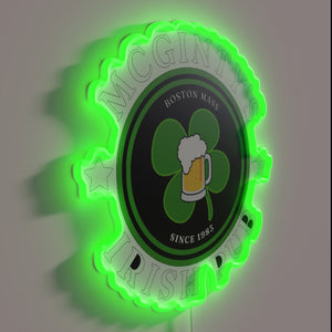 Add authentic Irish charm with McGinty's rustic pub ambiance lighting.
