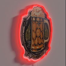 Charger l&#39;image dans la galerie, Measure Up Your Craft Beer with This Vibrant Neon Sign
