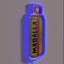 Charger l&#39;image dans la galerie, Vibrant Neon Sign for Fans of Medalla Light Beer Enthusiasts