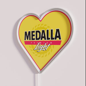 RGB Color Changing Neon Wall Sign with Heartbeat Love Message