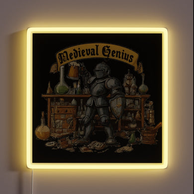 Add medieval flair to any room with this neon genius.
