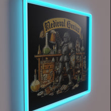 Charger l&#39;image dans la galerie, Retro futuristic medieval design RGB lighting effects genius inspired neon.