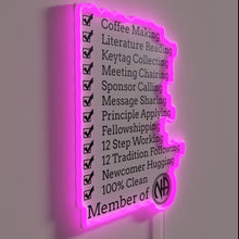 Charger l&#39;image dans la galerie, Neon Sign for Gaming Enthusiast - Proud Member of NA RGB