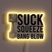 Charger l&#39;image dans la galerie, Eye-catching RGB Neon Sign for Car Enthusiasts and Mechanics