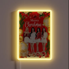 Charger l&#39;image dans la galerie, Merry Christmas Aespa fan gift, vibrant RGB neon lit decoration