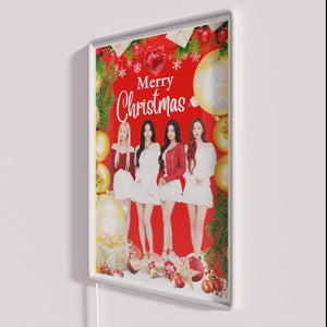 Merry Christmas Aespa colorful LED neon sign decoration for fans