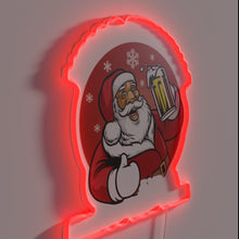 Charger l&#39;image dans la galerie, Brighten Your Holiday Bar with Festive Merry Christmas Beer Sign