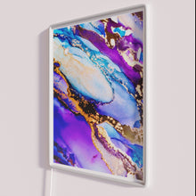 Charger l&#39;image dans la galerie, Vibrant metallic dreamcatcher RGB neon sign decorates any room interior.