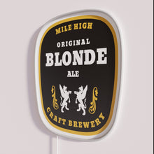 Charger l&#39;image dans la galerie, Neon Mile High Craft Brewery Denver Blonde Beer Sign Decoration