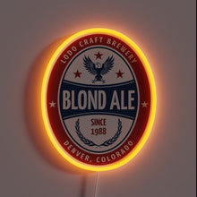 Charger l&#39;image dans la galerie, Vibrant Mile High Lodo Craft Brewery LED Sign for Decor.