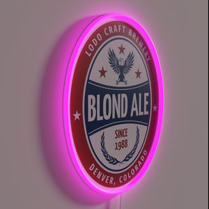 Vibrant RGB Neon Sign for Mile High Lodo Craft Brewery Fans