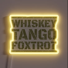 Charger l&#39;image dans la galerie, Neon Sign: Tactical Whiskey Enthusiast&#39;s RGB Display of Appreciation.