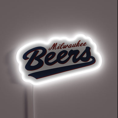 Glowing Milwaukee Bucks Basketball Team Logo LED Neon Sign