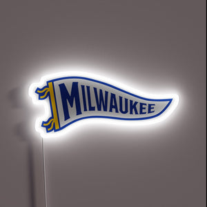 Add a touch of urban style with this LED sign.