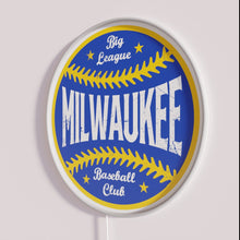 Charger l&#39;image dans la galerie, Vintage MLB baseball stadium inspired white and colored neon lighting