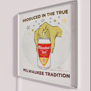 Authentic Milwaukee Brewery Experience Inspired by Tradition Vintage Neon Sign