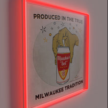 Charger l&#39;image dans la galerie, Authentic Milwaukee Craftsmanship Shines Through in Vibrant RGB Neon Sign