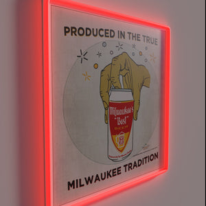 Authentic Milwaukee Craftsmanship Shines Through in Vibrant RGB Neon Sign