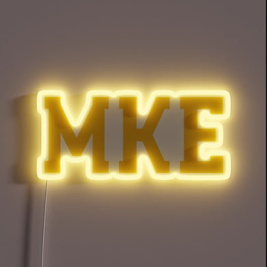 Brighten up your space with this vibrant navy neon sign.