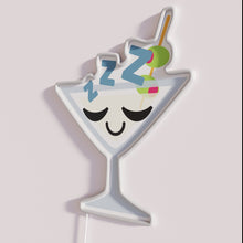 Charger l&#39;image dans la galerie, Vibrant Mocktail Sleep and Dream Sign, RGB Neon Bar Decoration