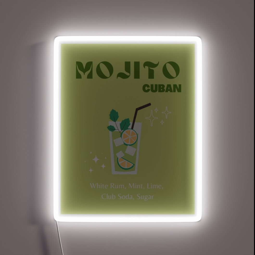 Vibrant Neon Sign Adds Tropical Flair to Your Home Bar