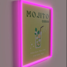 Charger l&#39;image dans la galerie, Vibrant Mojito Cocktail Art Sign Brings Tropical Fun to Your Kitchen