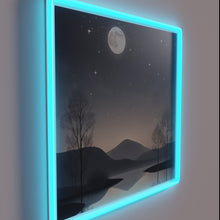 Charger l&#39;image dans la galerie, Dreamy Moonlight Glow with Color-Changing RGB Neon Lighting Effects