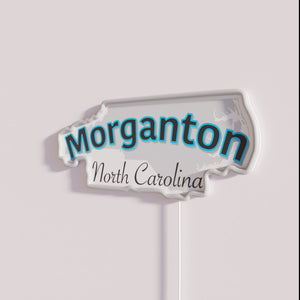 RGB Neon Sign in Morganton North Carolina Style American Vintage Decor