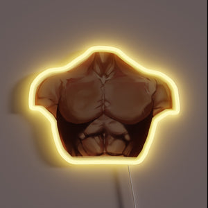 High-intensity workout motivational art in vibrant RGB neon colors.
