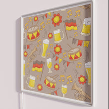 Charger l&#39;image dans la galerie, Vibrant Music and Beer Oktoberfest Pattern Neon Sign with RGB Lighting
