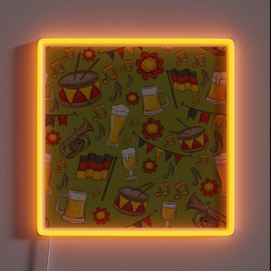 Add festive ambiance with this vibrant Oktoberfest music beer decor.