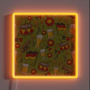Add festive ambiance with this vibrant Oktoberfest music beer decor.