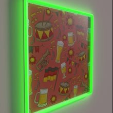 Charger l&#39;image dans la galerie, Vibrant neon sign for music lovers with an Oktoberfest twist
