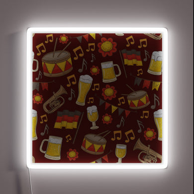 Vibrant Oktoberfest celebration of music, beer, and wine ambiance.