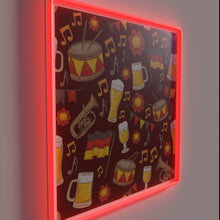 Charger l&#39;image dans la galerie, German-inspired music festival vibes with beer, wine, and neon lights