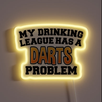 Add some humor to your game with this neon sign.