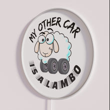 Charger l&#39;image dans la galerie, Eye-catching Neon Sign with Lamborghini Logo and Colorful RGB Lighting Effect