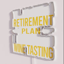 Charger l&#39;image dans la galerie, Eye-catching RGB Neon Sign for Personalized Retirement Wine Tasting Decorations
