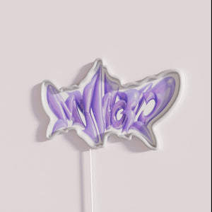Vibrant customizable neon sign perfect for bedrooms and home decor spaces