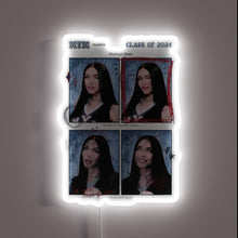 Charger l&#39;image dans la galerie, Customizable Neon RGB Sign Featuring Personalized High School Memories and Icons.