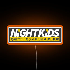 Myogi Night Kids RGB neon sign orange