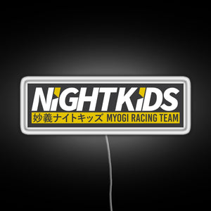 Myogi Night Kids RGB neon sign white 
