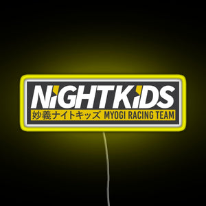 Myogi Night Kids RGB neon sign yellow
