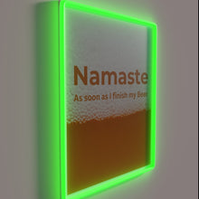 Charger l&#39;image dans la galerie, Namaste vibes in perfect harmony with beer culture neon lighting