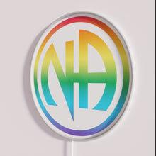 Charger l&#39;image dans la galerie, Neon Pride Support Sign for LGBTQ+ Addiction Recovery and Sobriety