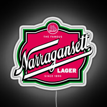 Charger l&#39;image dans la galerie, Narragansett Harpoon RGB neon sign white 