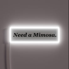 Charger l&#39;image dans la galerie, Brighten up your brunch with this fun Mimosa RGB sign