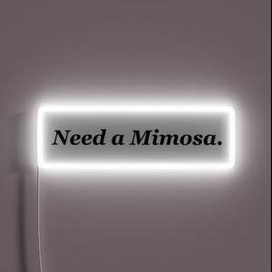 Brighten up your brunch with this fun Mimosa RGB sign