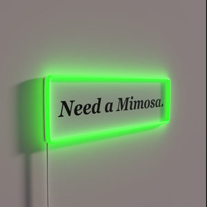 Add a touch of brunch chic with this neon sign.